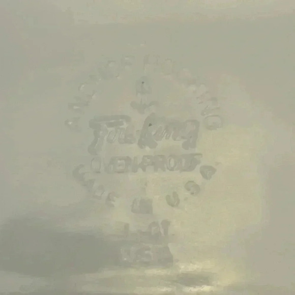 Vtg Fire King by Anchor Hocking 1 QT Loaf Pan Bakeware Dish Harvest Vegetable - Picture 7 of 7